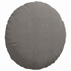 Cord Sitzkissen Hellgrau 2er Set Ø 80cm