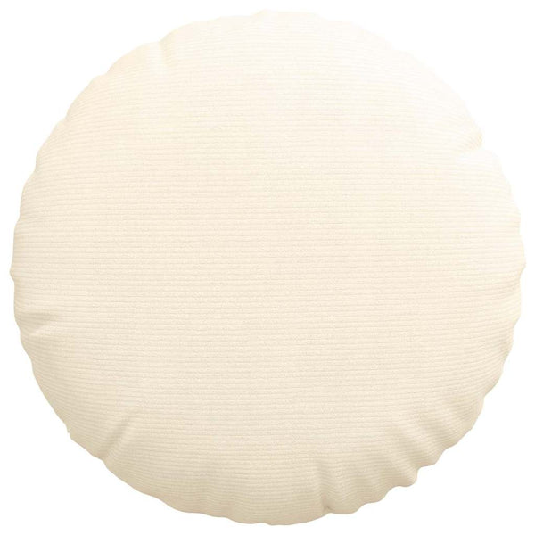 Sitzkissen 2er-Set Creme Cord Ø 80cm