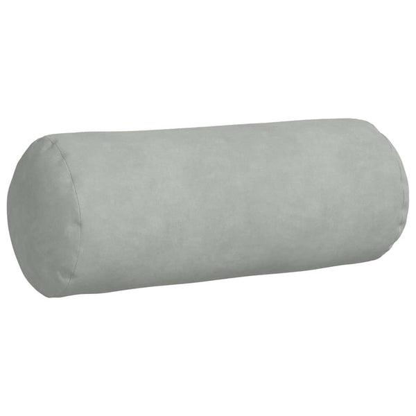 Bolsterkissen 2er-Set Hellgrau Cord 15x40 cm