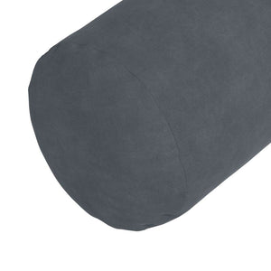 Cord Bolsterkissen Dunkelgrau 2er-Set