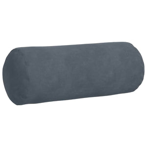 Cord Bolsterkissen Dunkelgrau 2er-Set