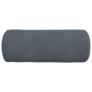 Cord Bolsterkissen Dunkelgrau 2er-Set