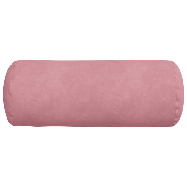 2er-Set Bolsterkissen Rosa Cord 15x40 cm