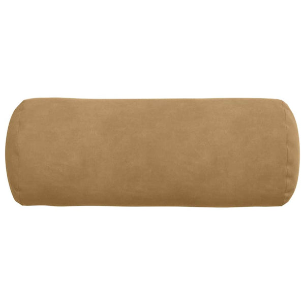 Bolsterkissen 2er Set Braun Cord 15x40cm