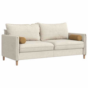 Bolsterkissen 2er Set Braun Cord 15x40cm