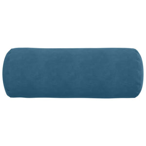 2er Set Bolsterkissen Blau Cord 25x70cm