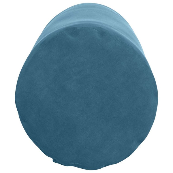 2er Set Bolsterkissen Blau Cord 25x70cm
