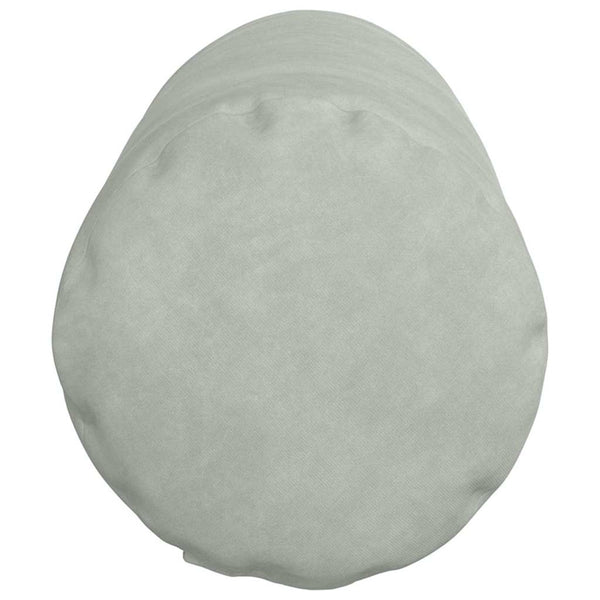2er-Set Bolsterkissen Hellgrau Cord 25x70 cm