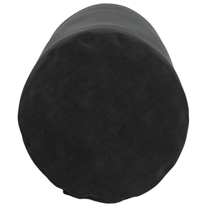 Bolsterkissen 2er-Set Schwarz Cord Ø25x70cm