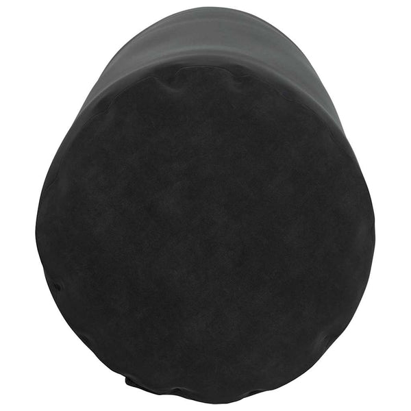Bolsterkissen 2er-Set Schwarz Cord Ø25x70cm