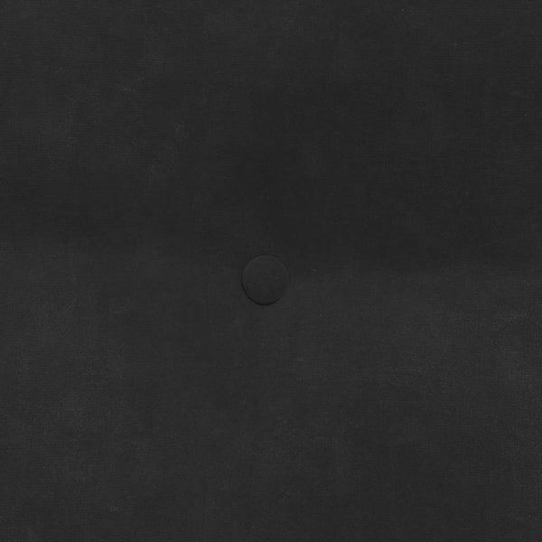 Schwarzes Samt Rückenkissen 60 cm