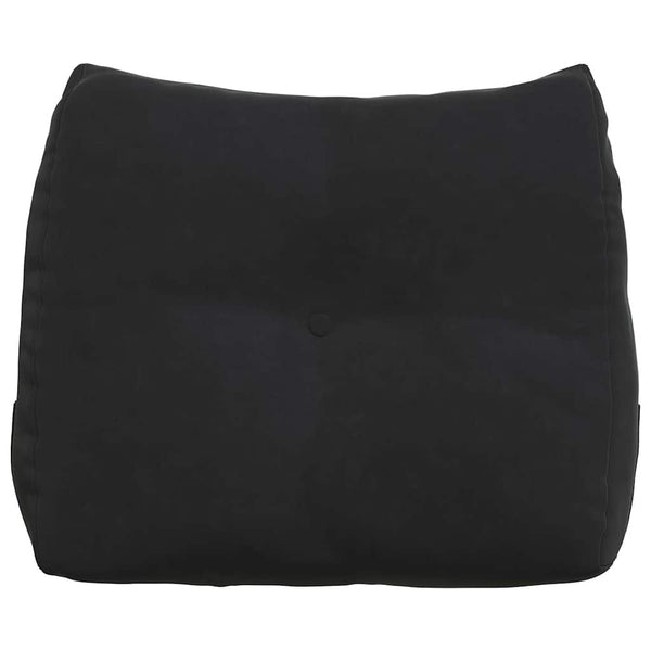 Schwarzes Samt Rückenkissen 60 cm