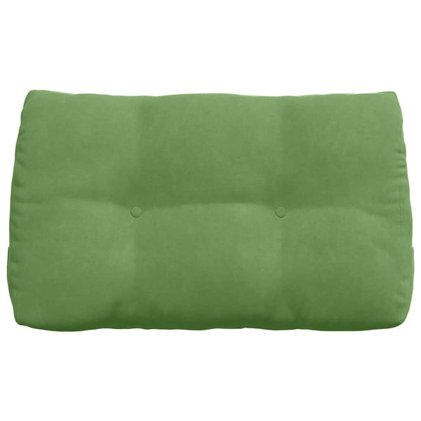 Hellgrünes Samt Rückenkissen 80cm