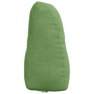 Hellgrünes Samt Rückenkissen 80cm