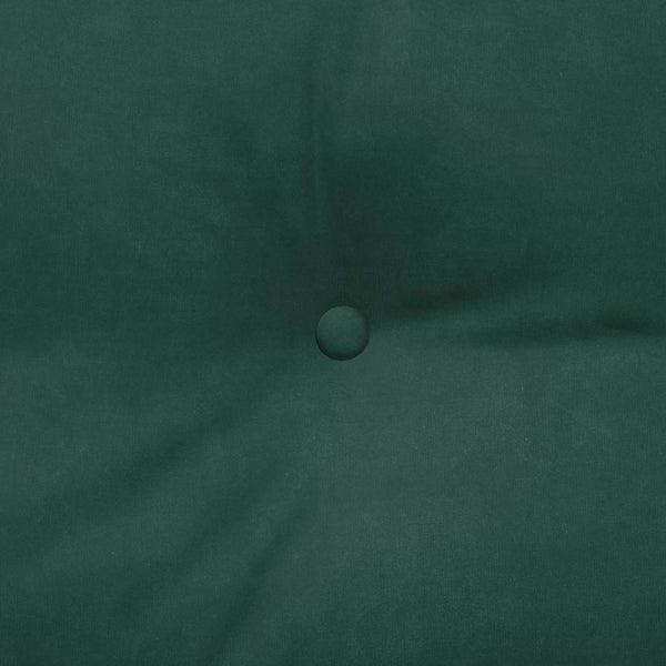 Samt Rückenkissen Dunkelgrün 100cm