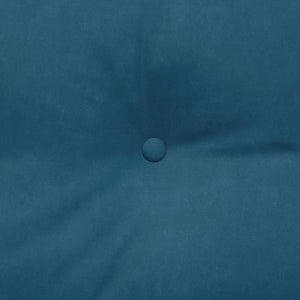 Blaues Samt Rückenkissen 120cm