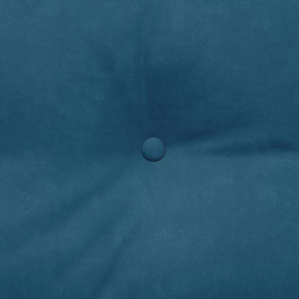 Blaues Samt Rückenkissen 120cm