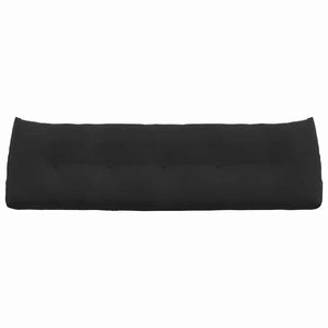 Schwarzes Samt Rückenkissen 160cm