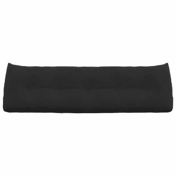 Schwarzes Samt Rückenkissen 160cm