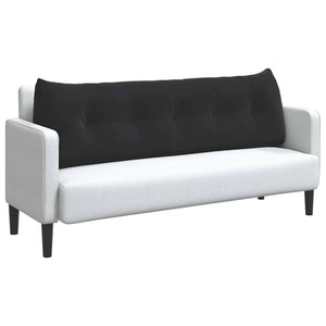 Schwarzes Samt Rückenkissen 160cm
