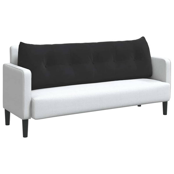 Schwarzes Samt Rückenkissen 160cm