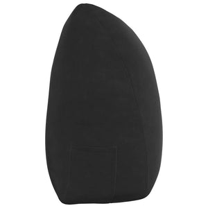 Schwarzes Samt Rückenkissen 160cm