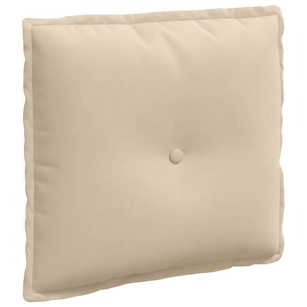 Rückenkissen Creme Mikrofaser 50x45 cm