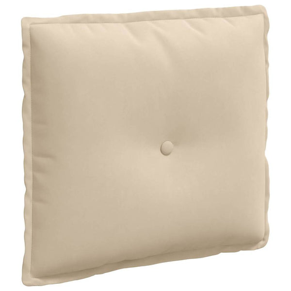 Rückenkissen Creme Mikrofaser 50x45 cm