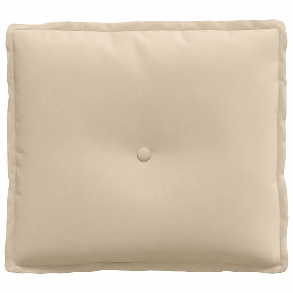 Rückenkissen Creme Mikrofaser 50x45 cm