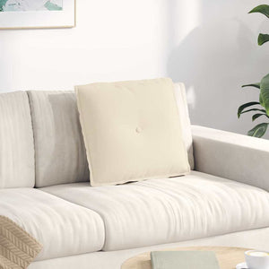 Beige Rückenkissen 50x45 cm Mikrofaser