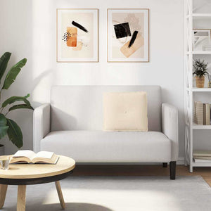 Beige Rückenkissen 50x45 cm Mikrofaser