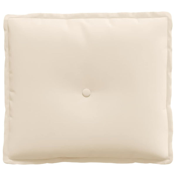Beige Rückenkissen 50x45 cm Mikrofaser
