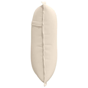 Beige Rückenkissen 50x45 cm Mikrofaser