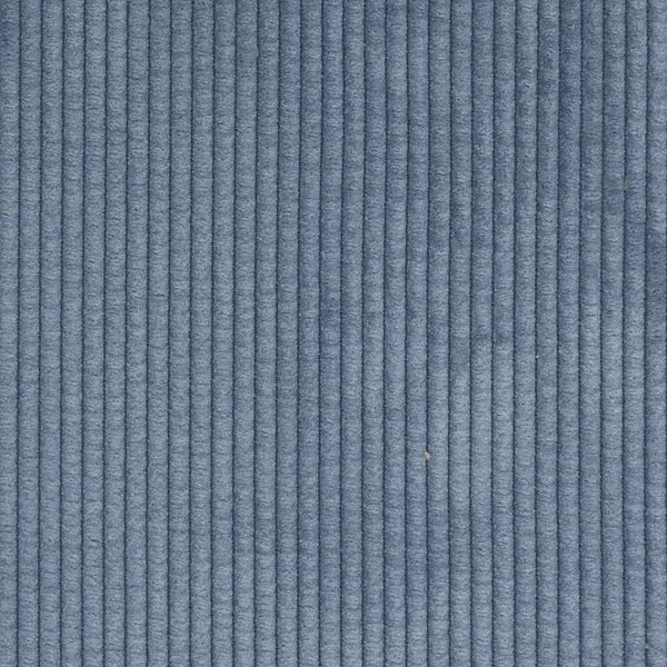 Blaues Rückenkissen Cord 50x45cm