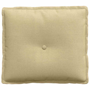 Rückenkissen Cordstoff Grau-Grün 50x45cm