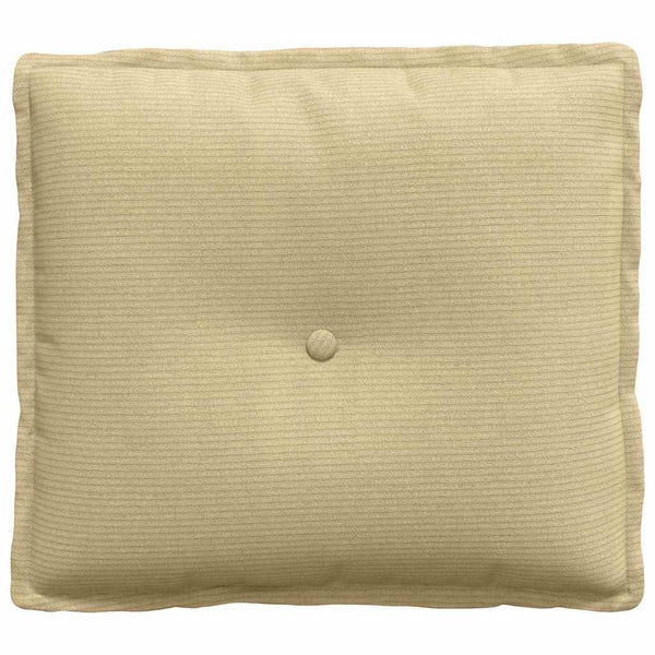 Rückenkissen Cordstoff Grau-Grün 50x45cm