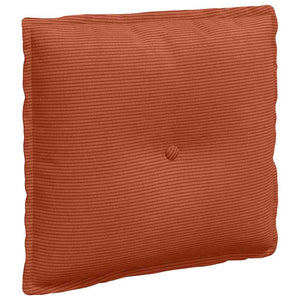 Rückenkissen Rot-Orange Cord 50x45 cm