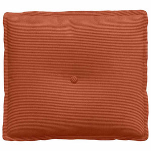 Rückenkissen Rot-Orange Cord 50x45 cm