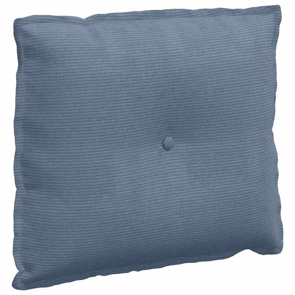 Rückenkissen Blau Cord 60x50cm