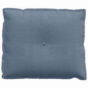 Rückenkissen Blau Cord 60x50cm