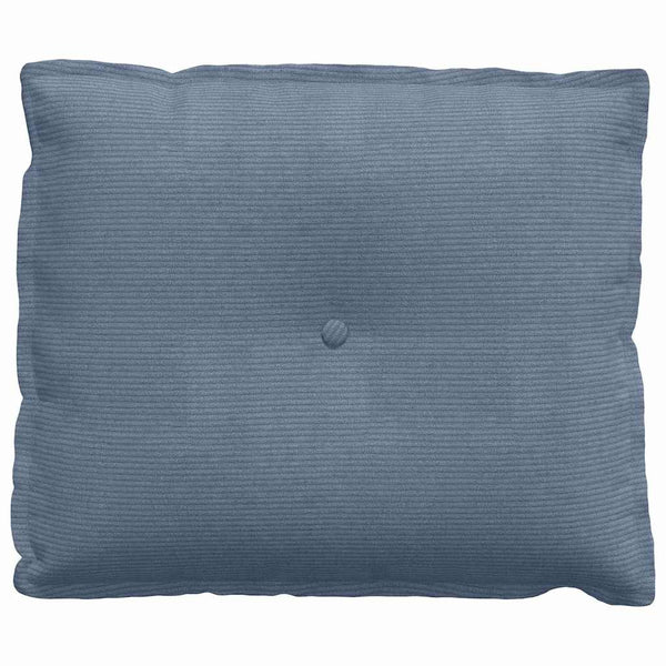 Rückenkissen Blau Cord 60x50cm