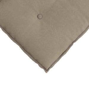 Rückenkissen Taupe Mikrofaser 80x50 cm