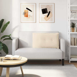 Beige Rückenkissen 80x50 cm