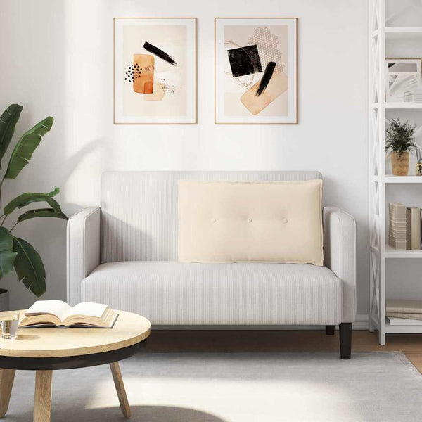Beige Rückenkissen 80x50 cm