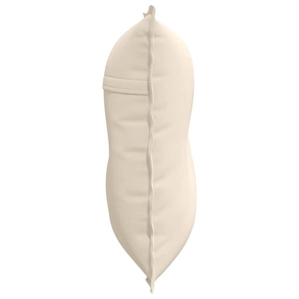 Beige Rückenkissen 80x50 cm