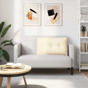 Rückenkissen Creme Cord 80x50 cm