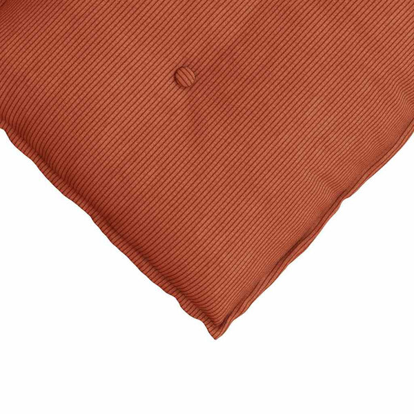 Rückenkissen Rot-Orange Cord 80x50cm