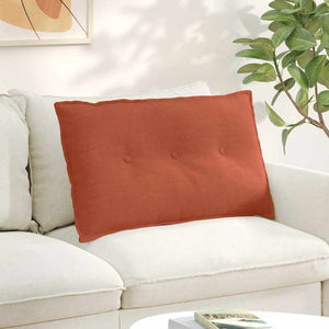 Rückenkissen Rot-Orange Cord 80x50cm