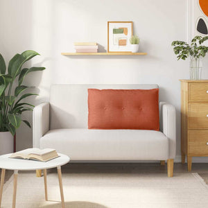 Rückenkissen Rot-Orange Cord 80x50cm