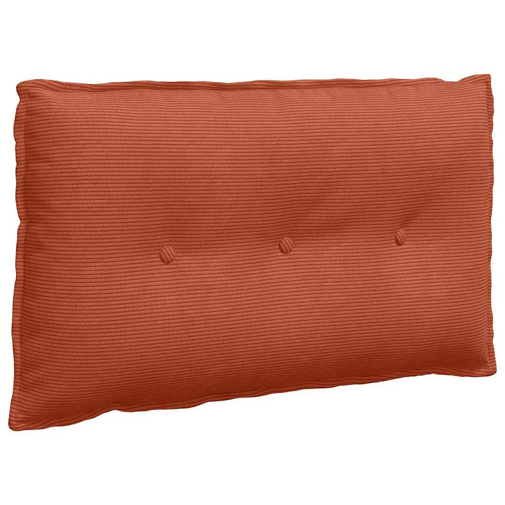 Rückenkissen Rot-Orange Cord 80x50cm